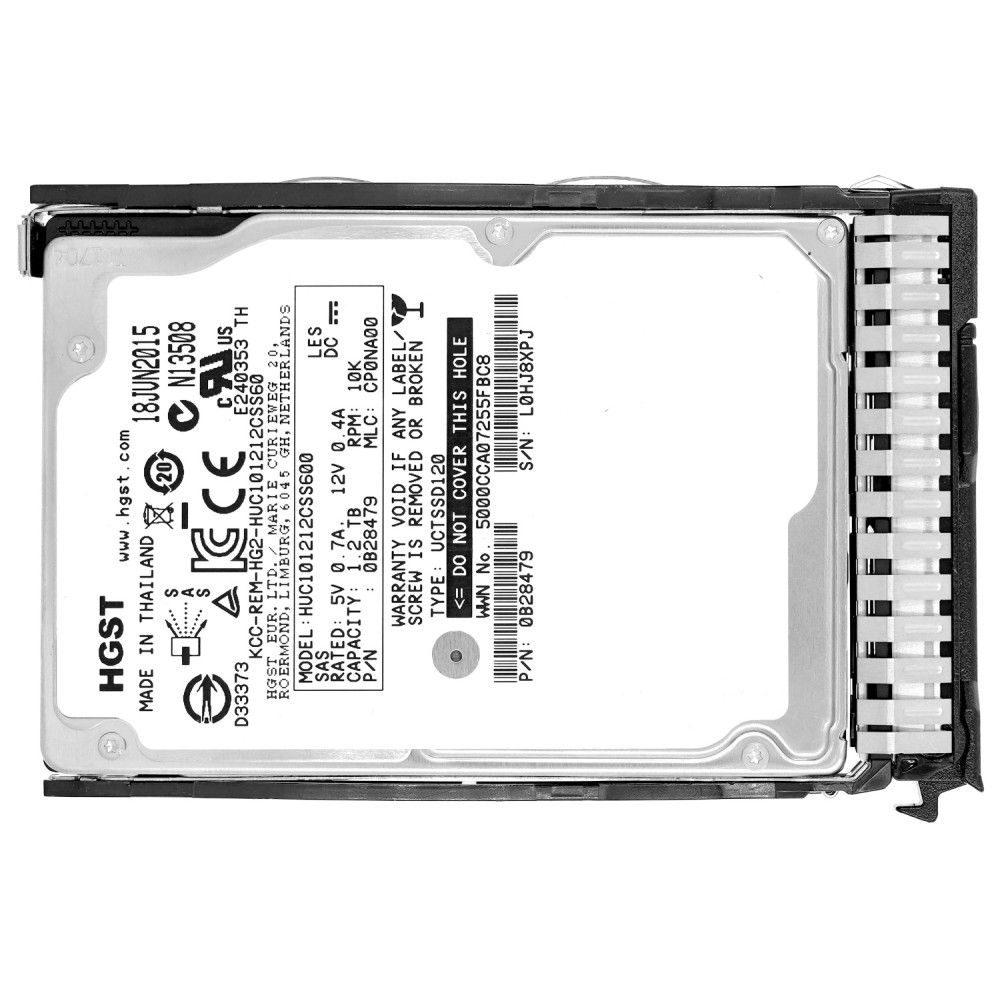 HUC101212CSS600 HITACHI HDD 1.2 TB 10K SAS 6G 2.5" H-S FOR HPE SERVERS